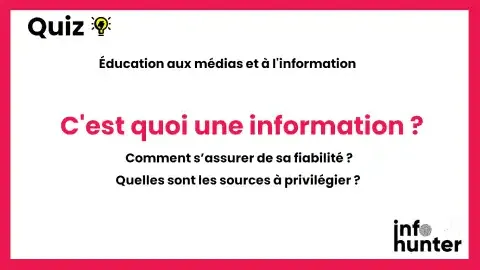 C'est quoi une information ?