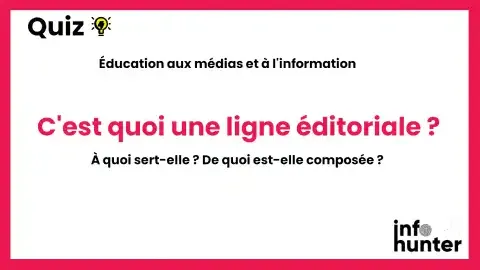 C'est quoi une ligne éditoriale ?