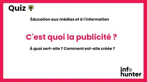 C'est quoi la publicité ?